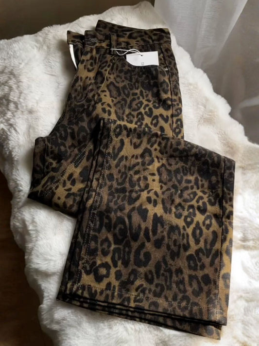 Rogue Pattern: Unisex Leopard Jeans