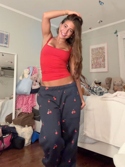 Mon Cherry Sweatpants