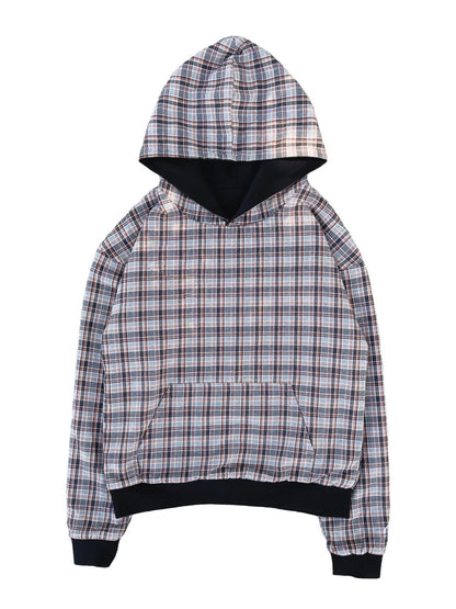 Reversible Plaid Hoodie